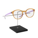 Brillenhalter, Acrylbasis mit Aluminiumhalter