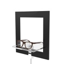 Marco decorativo con estante (1), rectangular, independiente