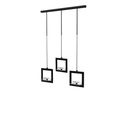 Présentoir Sky Line Solo, 3 cadres déco avec étagères transparentes, 1000x1600-4500 mm