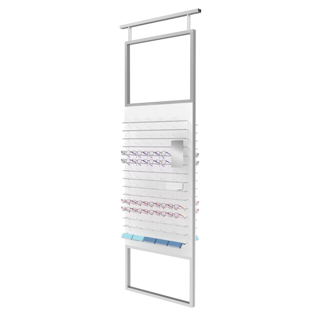 Teleskop-Präsenter, 2 Paneele mit 30 Stangen (150), 900x1800-4500 mm