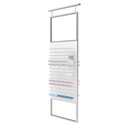 Telescope display, 2 panels with 30 bars (150), 900x1800-4500 mm