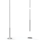 Telescopic rod for shop window elements, Φ8/Φ14, 1500-4000 mm