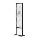 FS display, 1-sided fixed plate with lockable rods