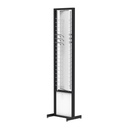 FS display, rotating plate - open rods