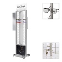 FS display, FW2 base, rotating plate, 4 rods (72), side mirror, logo, 560x2000x470 mm