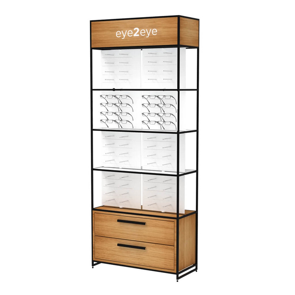 STK Multi Pin FS display, top cap, 128 pins (128), cabinet, 930x2300x400 mm