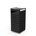 Carrello STK con 10 vassoi (120), 405x905x405 mm