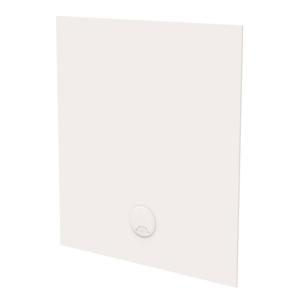 Paraspruzzi LAB con foro per cavo, 500x560x5 mm