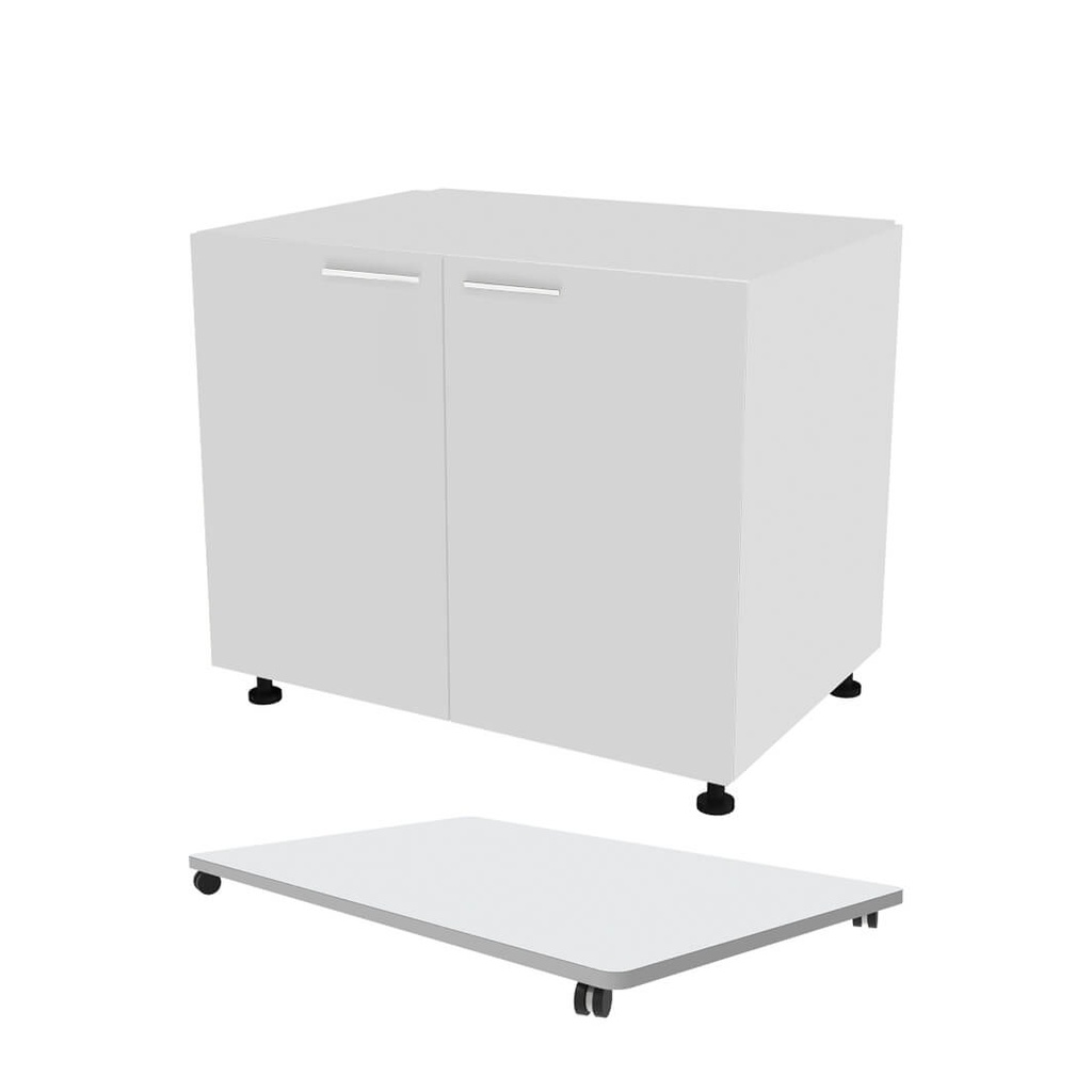 Mueble LAB con 4 cajones, 500x850x680 mm