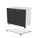 LAB Schrank ohne Boden, Rollplatte, 2 Türen, 1000 × 850 × 680 mm