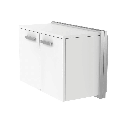 Wall cabinet, 2 doors with handles, soft-close