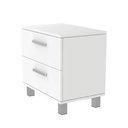 Armoire FS, 2 tiroirs profonds avec poignées, fermeture douce