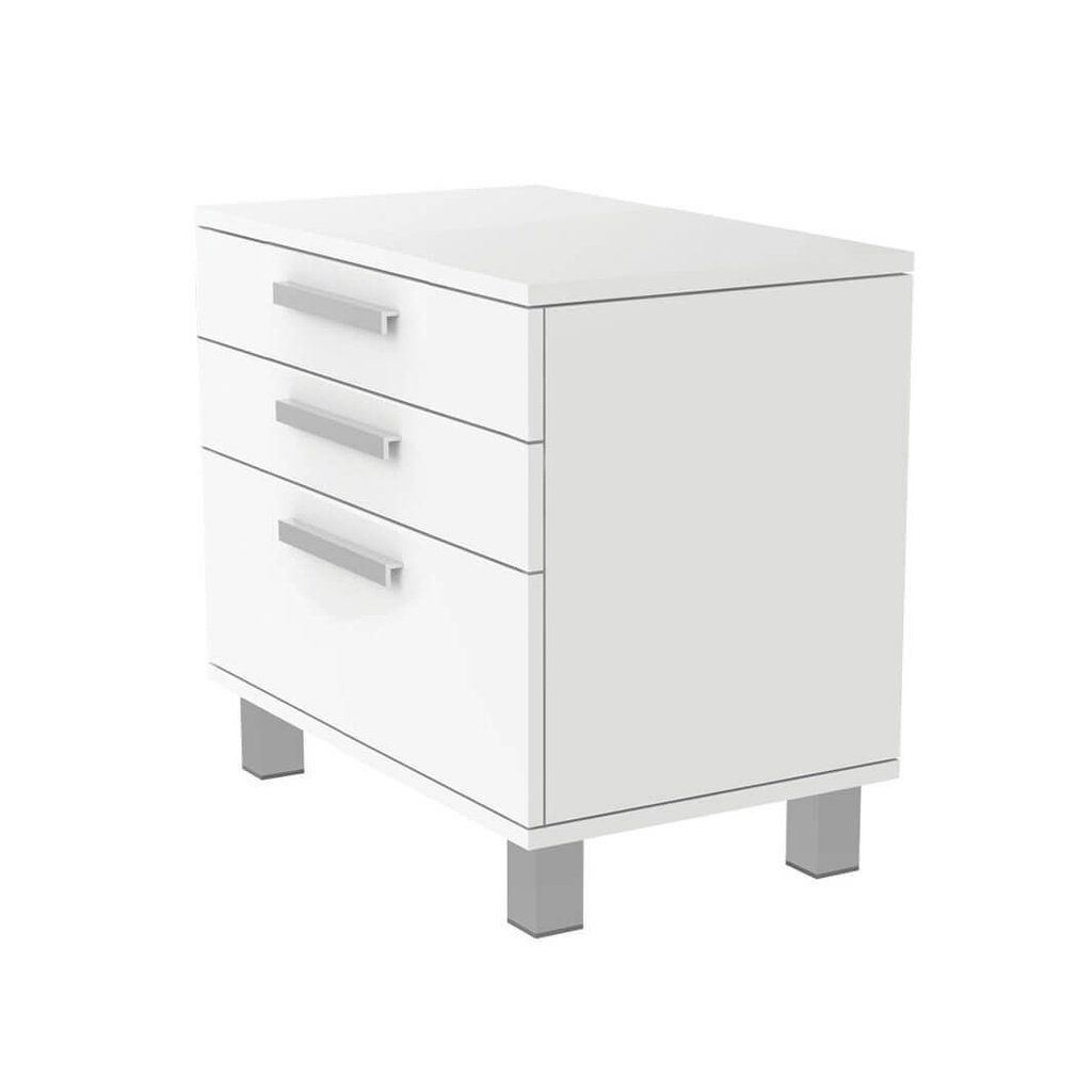 FS cabinet, 3 drawers with handles, soft-close