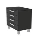 FS Schrank, 4 Schubladen mit Griffen, Soft-Close