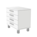 FS Schrank, 4 Schubladen mit Griffen, Soft-Close