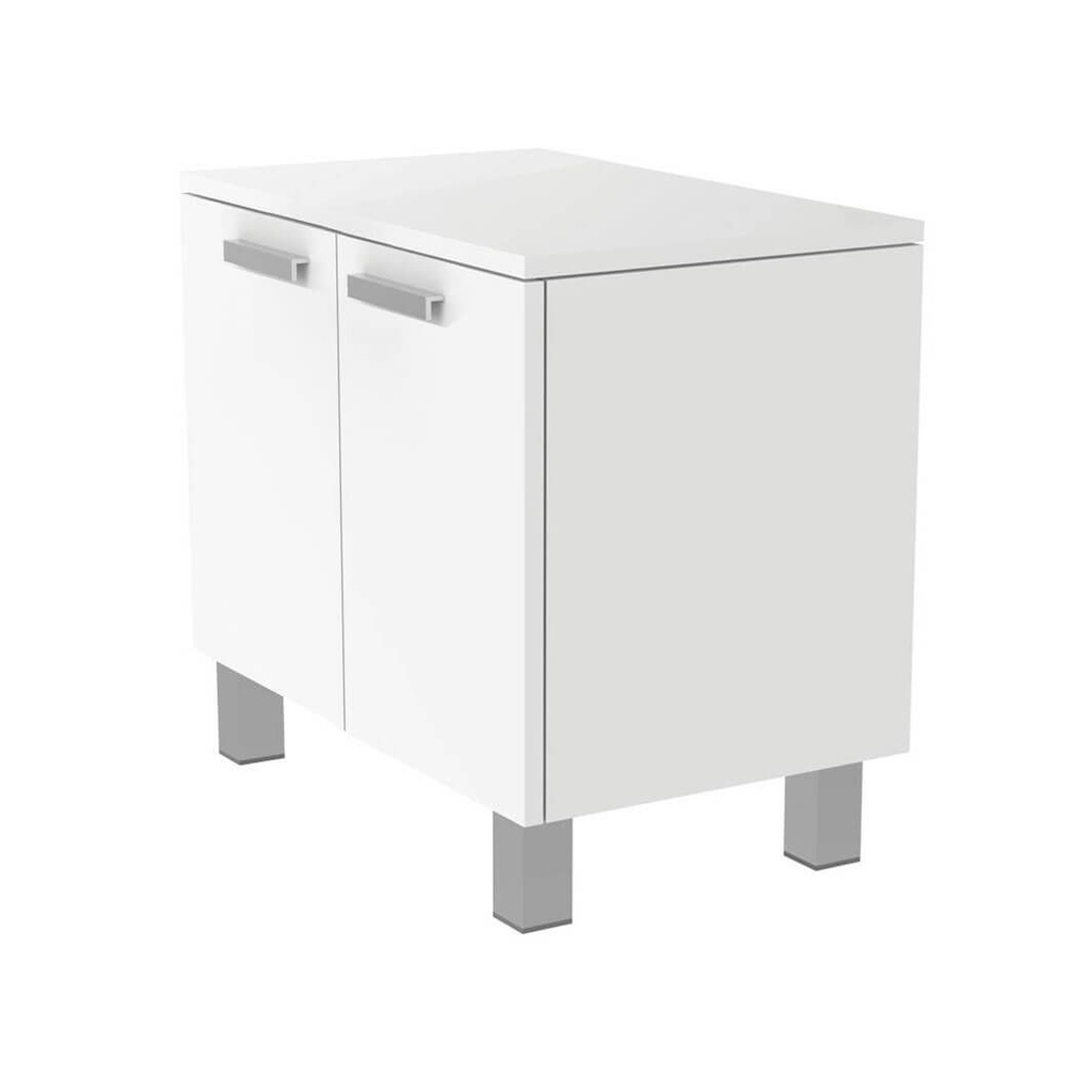 Armoire FC avec portes et poignées, fermeture douce