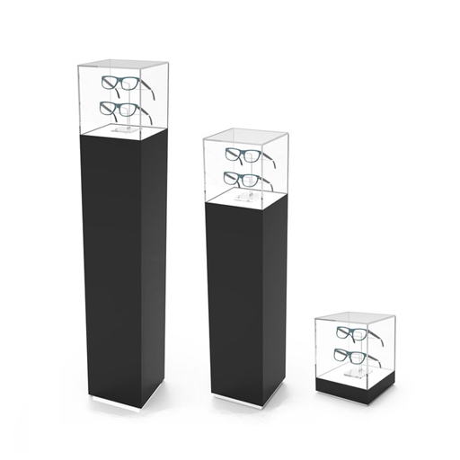 Pedestal, cuerpo completo con caja acrílica