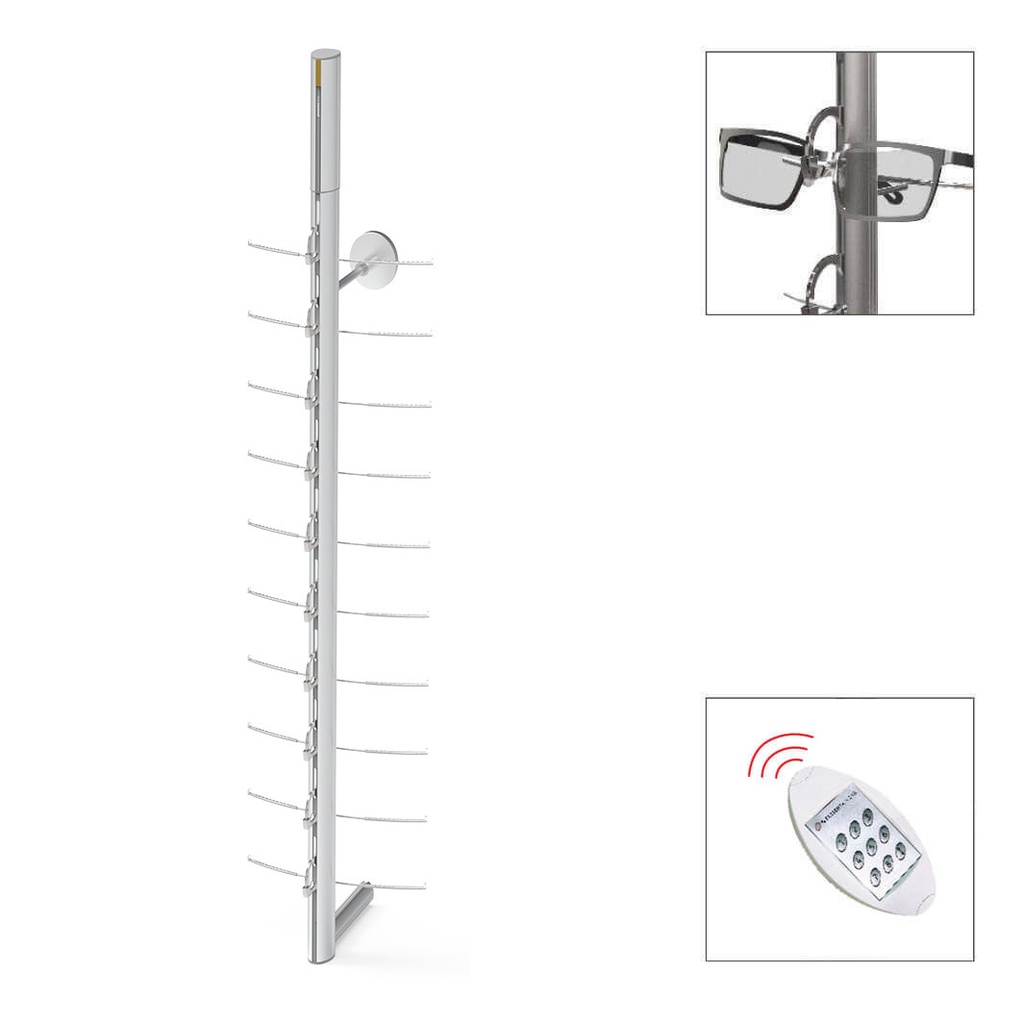 SRCRF lockable rod with motor, 10 frames, 940 mm (70 mm)