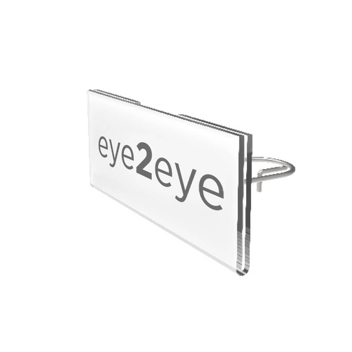 Porte-logo pour tige, papier interchangeable