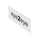 Franja magnética con impresión para porta logotipo, 120x50 mm