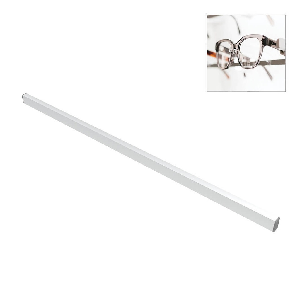 Barra de aluminio Clear Look con LED, 1 m