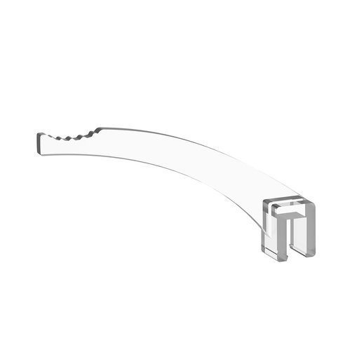 [A.CL.GH1 / CL.GH.T] Clear Look frame holder (1), transparent polycarbonate