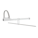 Porta monturas Single Lock, con cerradura, para placas de pared, universal