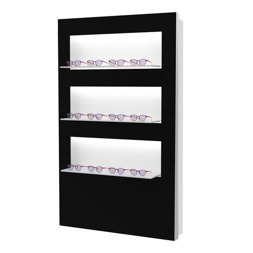 Expositor de pared Dekora, 3 estantes