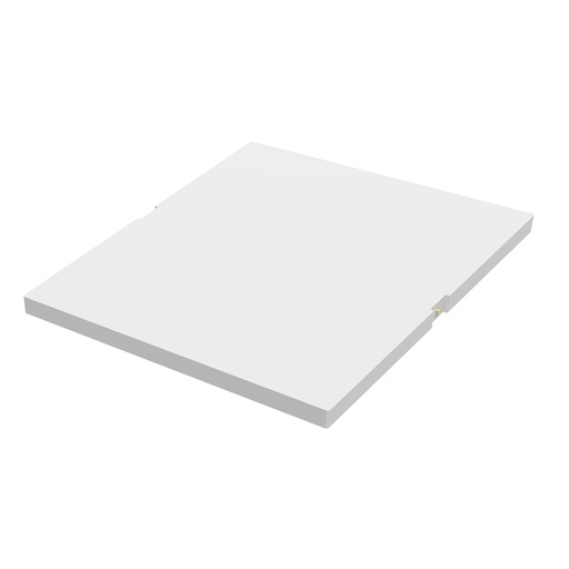 [STK.MOS.SE / STK.MOS.L.S] Mensola LED Mosaic, acrilico bianco, 173×200 mm