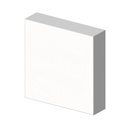 Elemento logo LED Stripe, piastra frontale magnetica intercambiabile, 200x200 mm