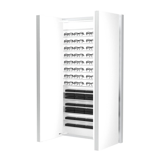 + D3S Dual back storage system, 15 shelves, 900x1500x195 mm, 75 frames/cases