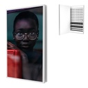 Panneau publicitaire LED DUAL, affiches interchangeables