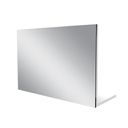 Dual mirror for shelf, acrylic, 150x85x65 mm