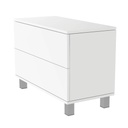 FS cabinet, 2 deep drawers,  tip-on opening, soft-close