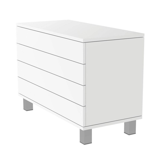 FS Schrank mit 4 Schubladen, Tip-On-Öffnung, Soft-Close