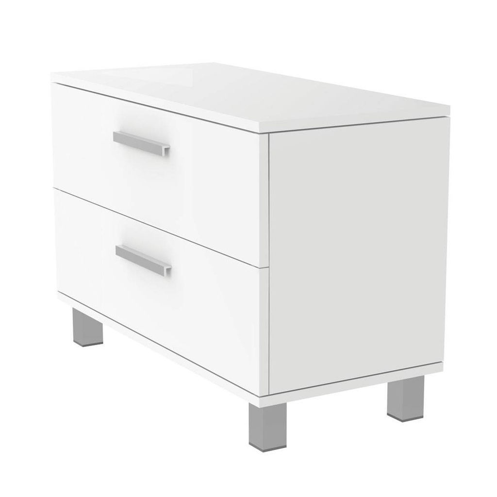 FS Schrank, 2 tiefe Schubladen mit Griffen, Soft-Close