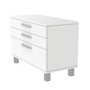 FS Schrank mit 3 Schubladen mit Griffen,  Soft-Close