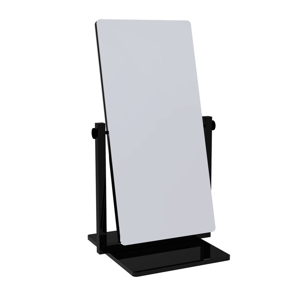 Specchio da tavolo con base in acrilico, girevole, 196x305x196 mm