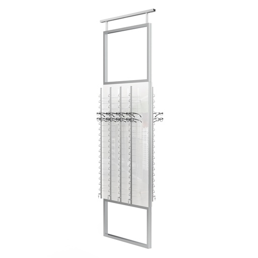 Telescope prezenter, 2 panela s 8 cijevi (144), 900x1800-4500 mm