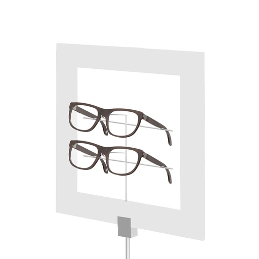 Cadre décoratif pour vitrines (2), rectangulaire, suspendu