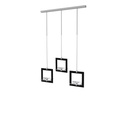 Sky Line Solo display, 3 deco frames with transparent shelves, 1000x1600-4500 mm