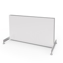 Shop window stand, aluminium base, acrylic plates, 900x500 mm
