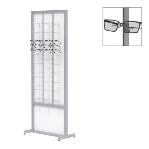 FS display, 1-sided fixed plate with open rods