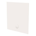 Salpicadero LAB con pasa-cables, 500x560x5 mm
