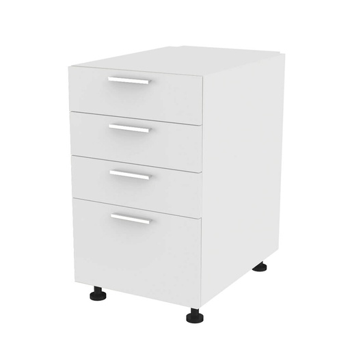 Armario mural LAB con puertas plegables, 2 estantes, 500x580x320 mm