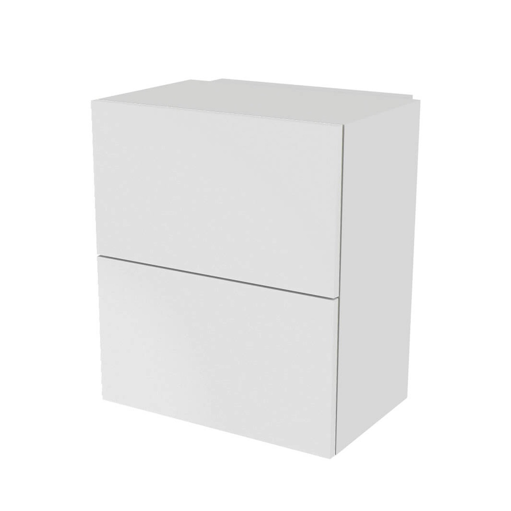 LAB wall cabinet with bi-fold doors, 2 shelves, 500x580x320 mm