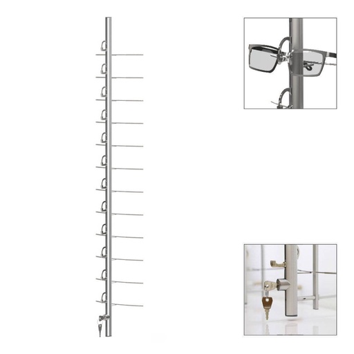 Tige RR verrouillable, 12 montures, 1011 mm (70 mm)