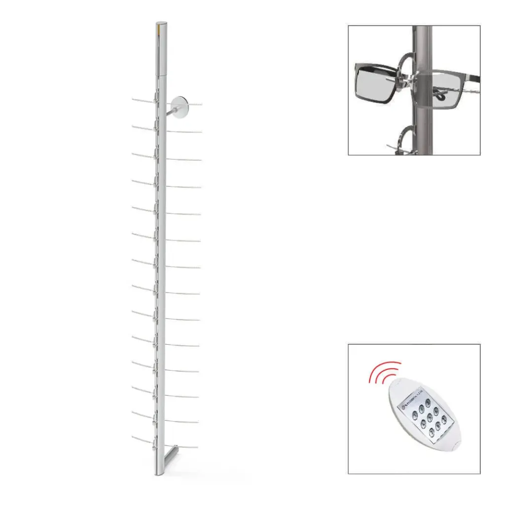 SRCRF remote lockable rod with motor, 14 frames, 1220 mm (70 mm)