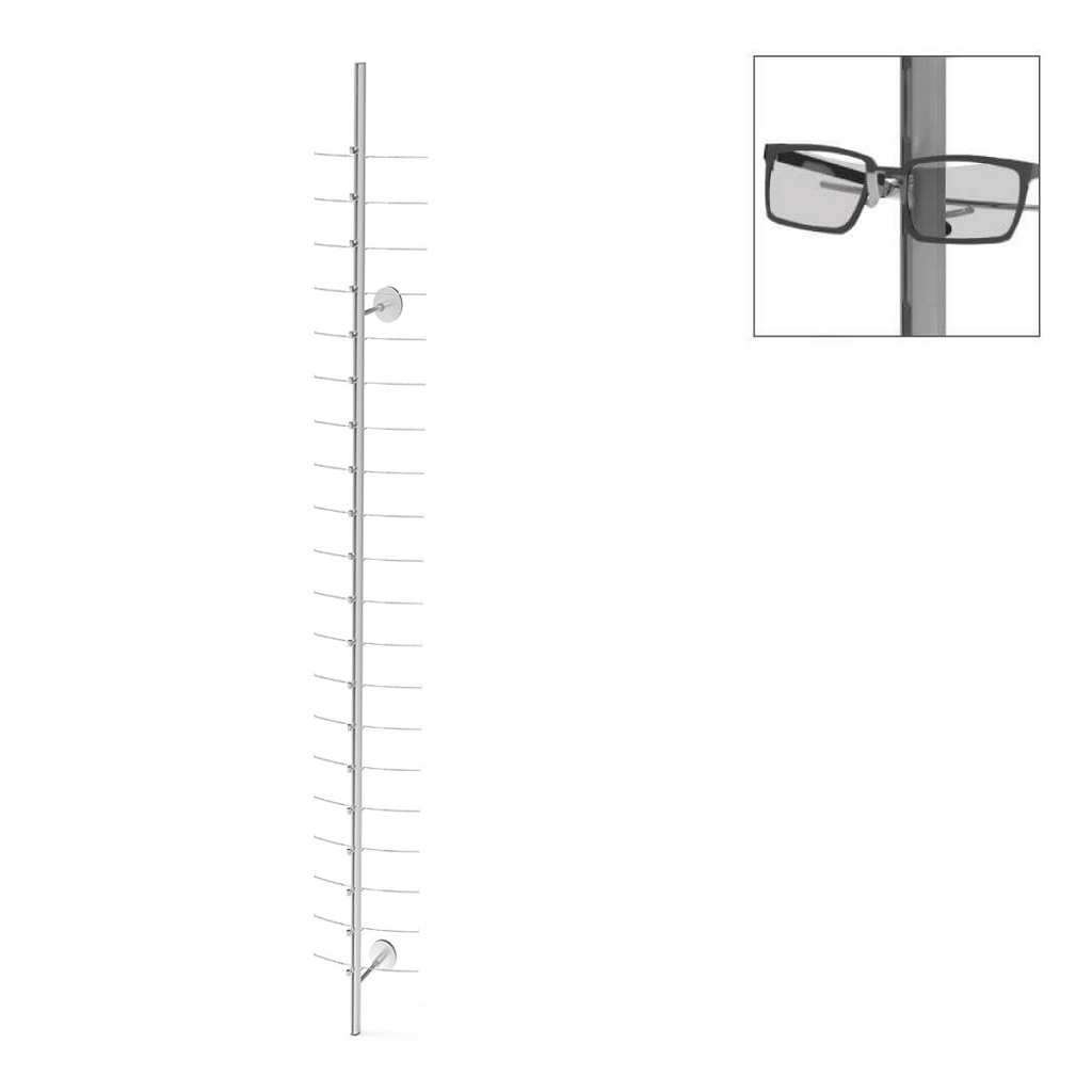 RR-offene Stange, 20 Fassungen, 1571 mm (70 mm)